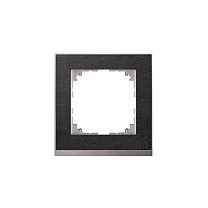 MERTEN MEG4010-3669 M-Pure Decor-Rahmen, 1fach, Schiefer/alumin Elektroinstallation