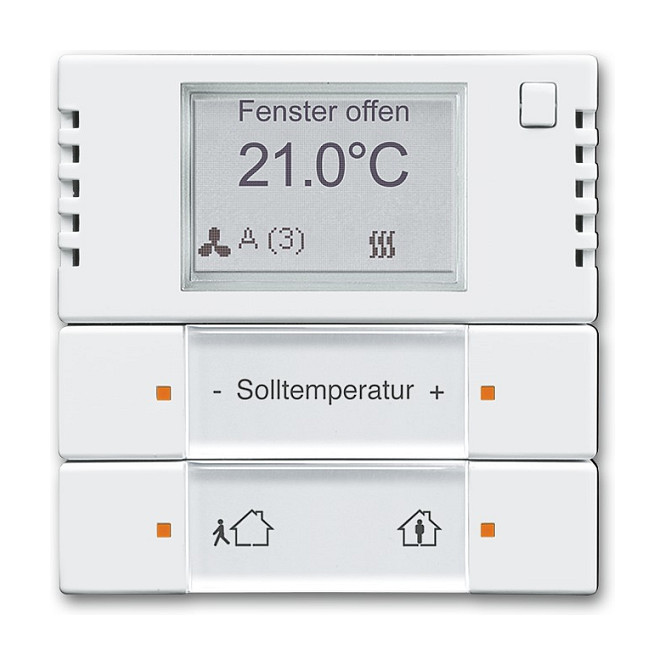 BUSCH JAEGER 6128/28-84 Bedienelement 2/4-fach m.RTR studioweiß KNX