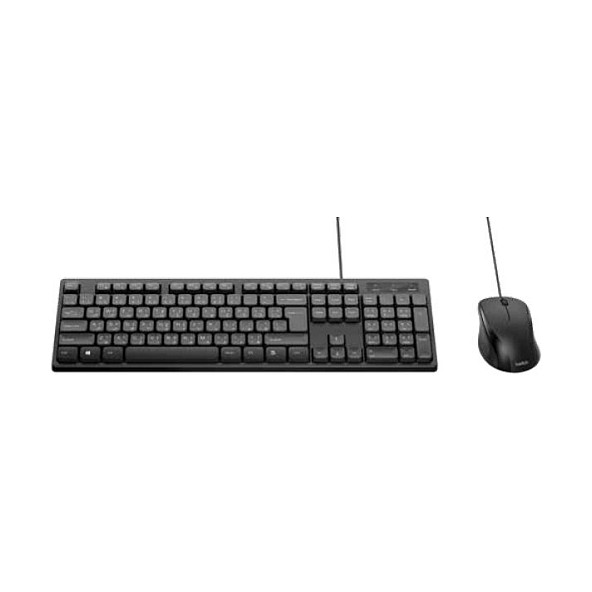 Belkin kabelgebundene Tastatur + Maus, deutsch BBZ014de Mäuse & Tastaturen