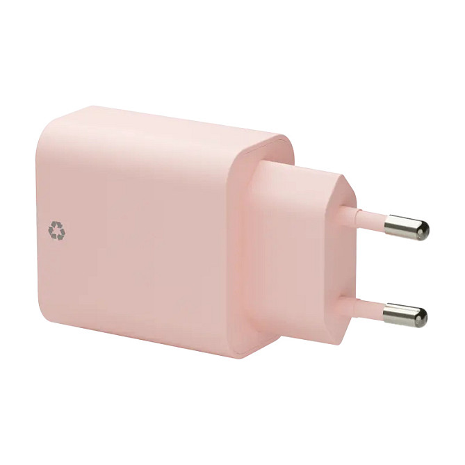 dbramante1928 re-charge - Netzteil - 20 Watt - 2 Ausgabeanschlussstellen (USB-C, USB) - pink - Europa