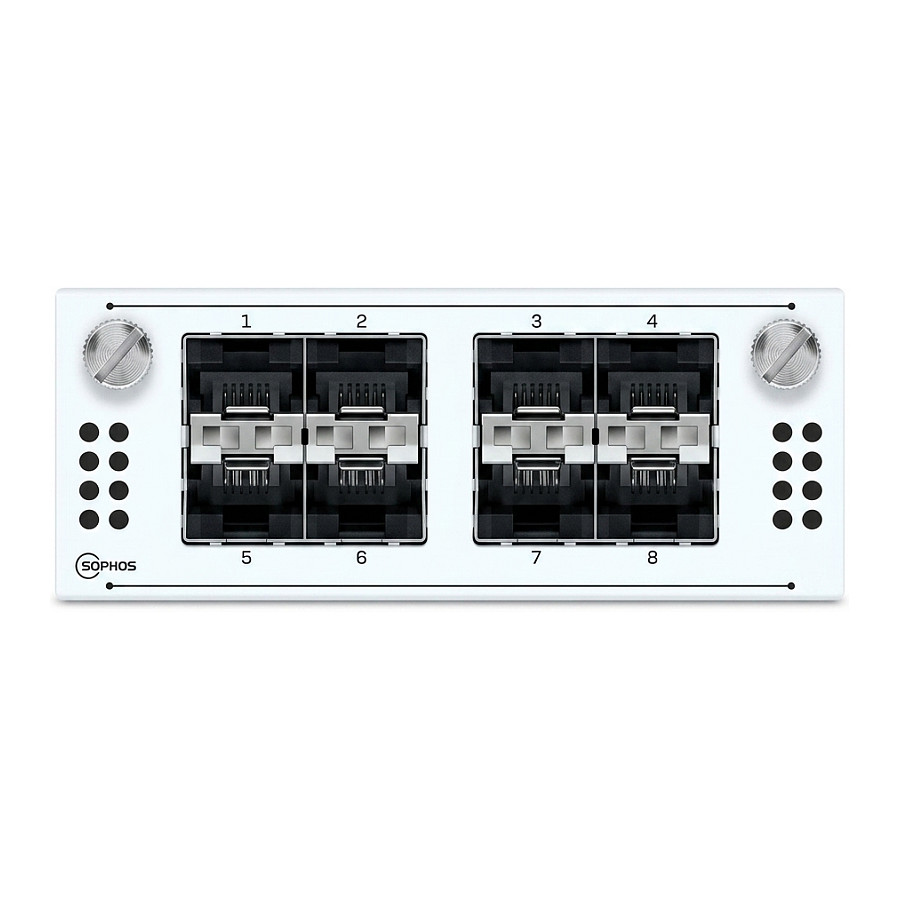 SOPHOS 8 port 10GbE SFP+ FleXi Port module for XGS 5500/6500/7500/8500 models only SFP/GBIC-Module