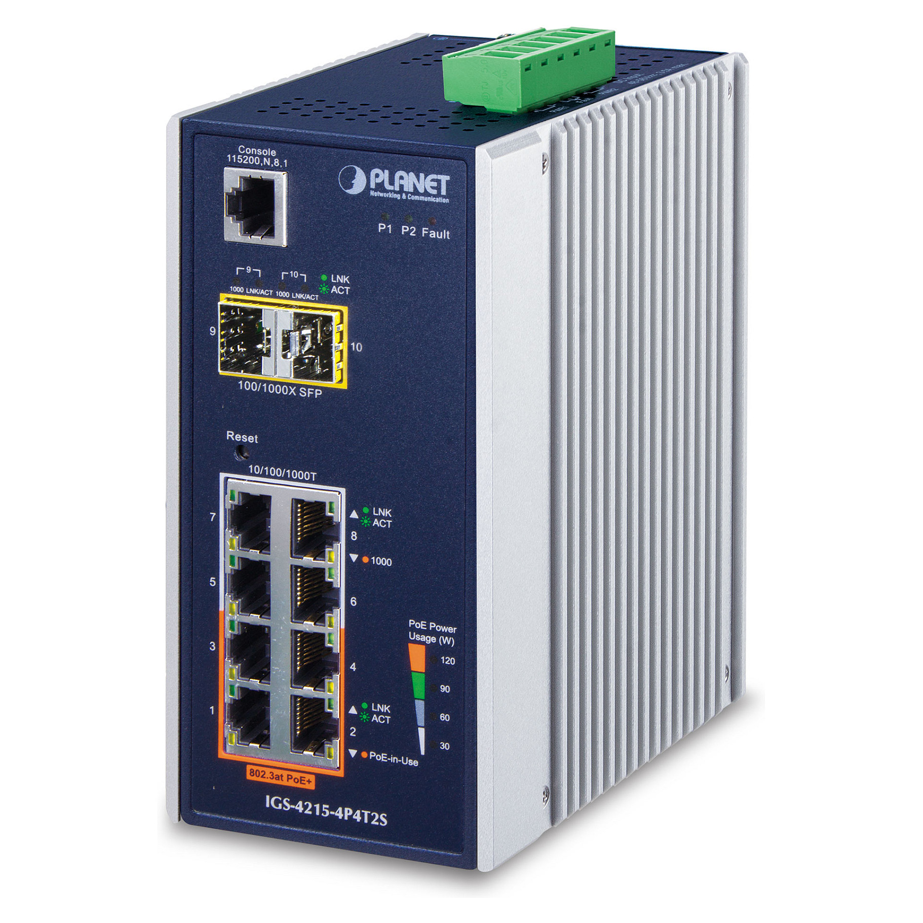 PLANET IGS-4215-4P4T2S network switch Switching Hubs