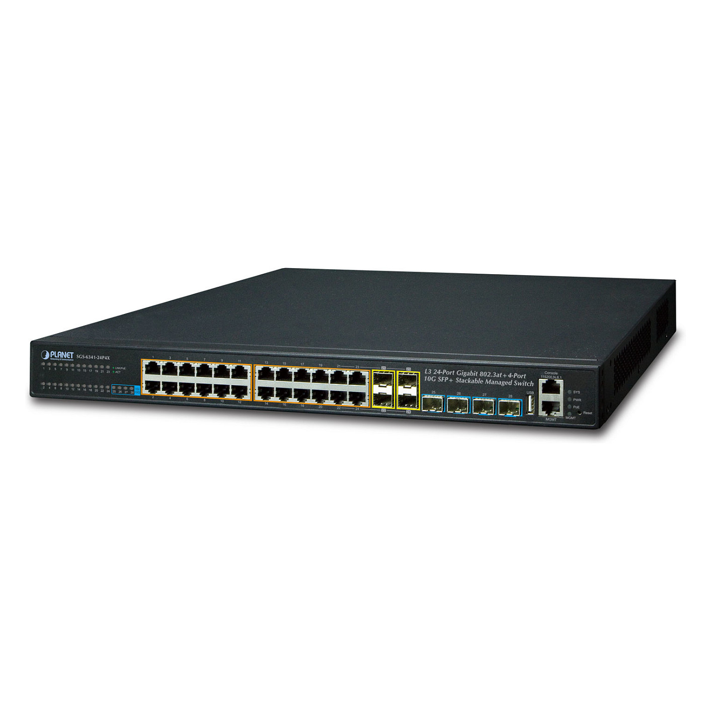 PLANET SGS-6341-24P4X network switch Switching Hubs