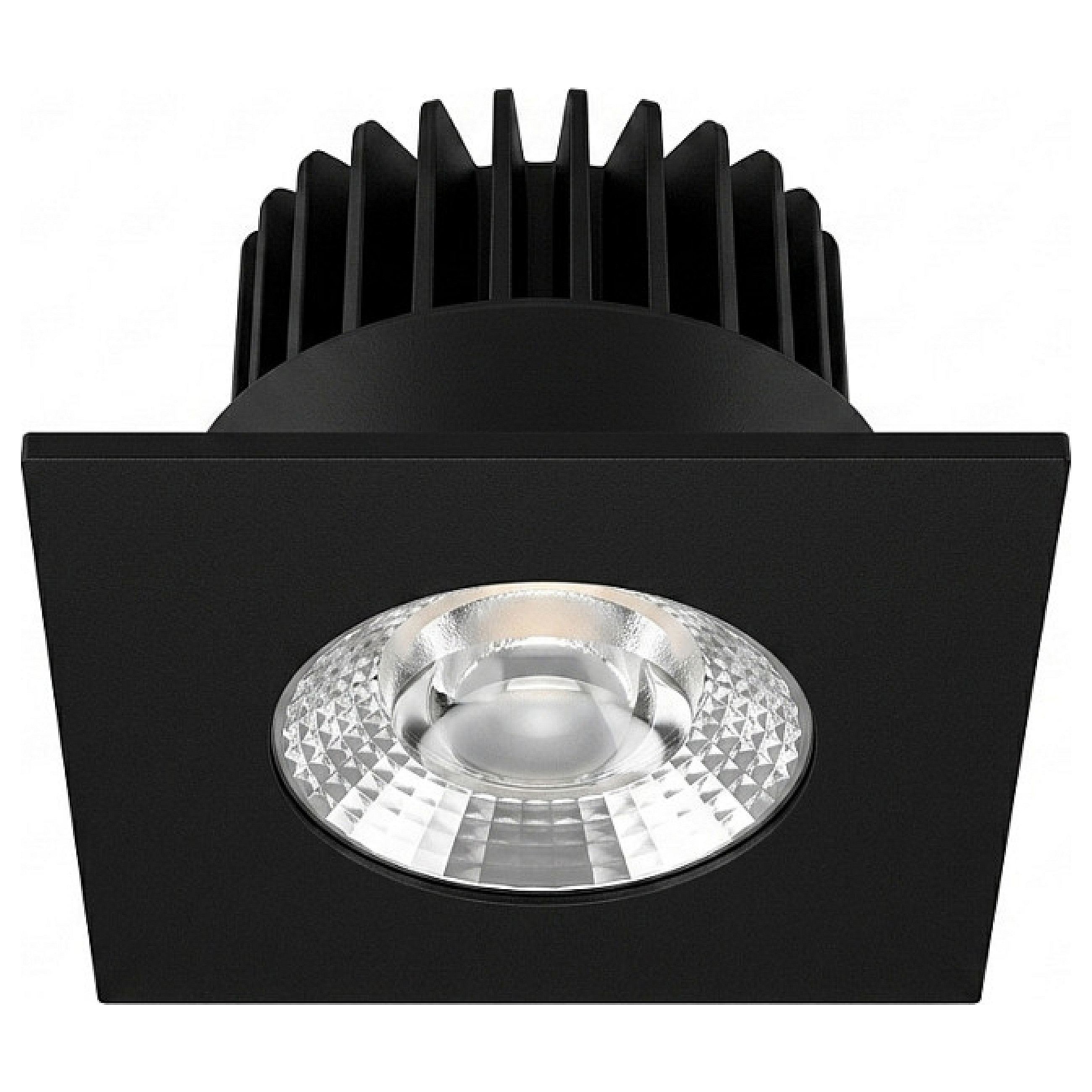 Synergy 21 LED Deckeneinbauspot Helios schwarz, quadratisch, neutralweiß Beleuchtung