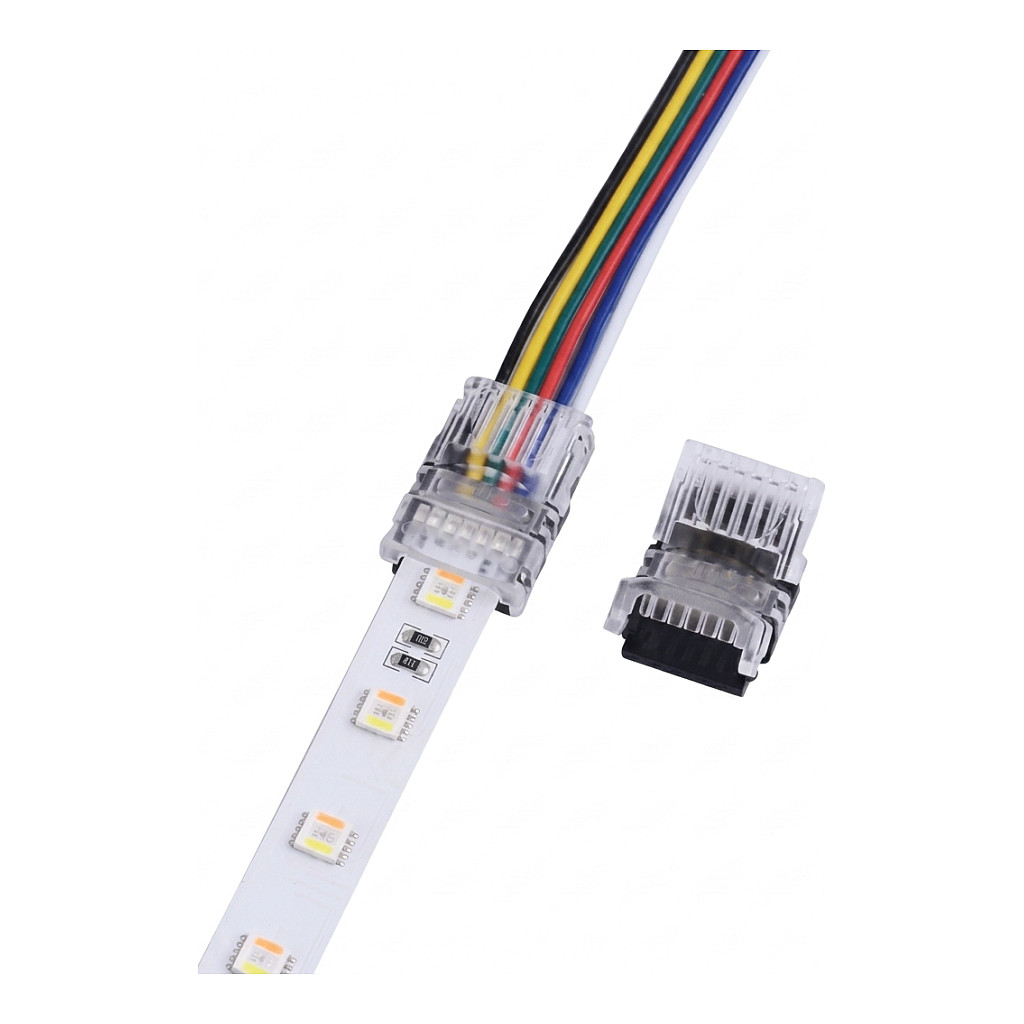 Synergy 21 LED FLEX Strip zub. Easy Connect Strip to Wire 12mm RGB-CCT (RGB-WW) Beleuchtung