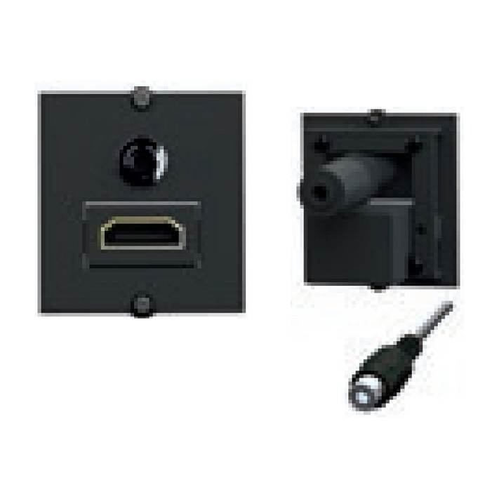 BACHMANN Rahmen 1xHDMI 90+1xMiniklinke