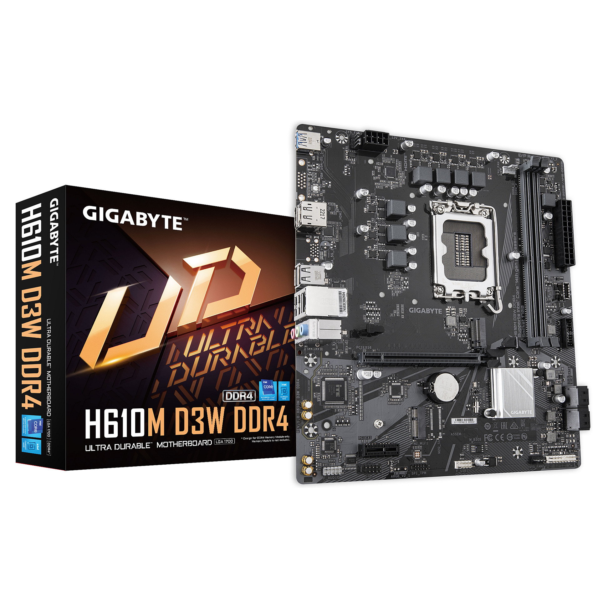 GIGABYTE H610M D3W DDR4 motherboard Mainboards Intel