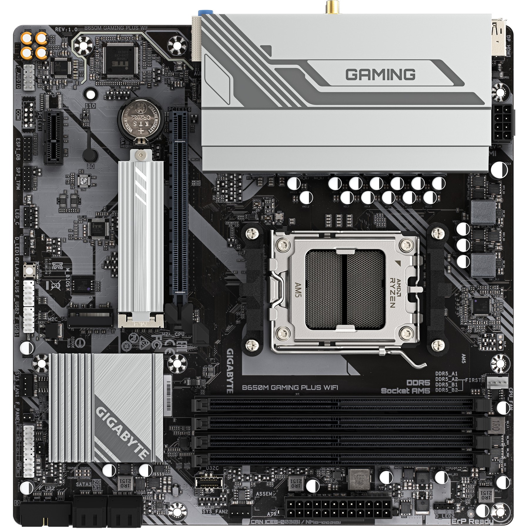 GIGABYTE B650M GAMING PLUS WIFI, Gigabyte B650M GAMING B650M WF (BILD6)
