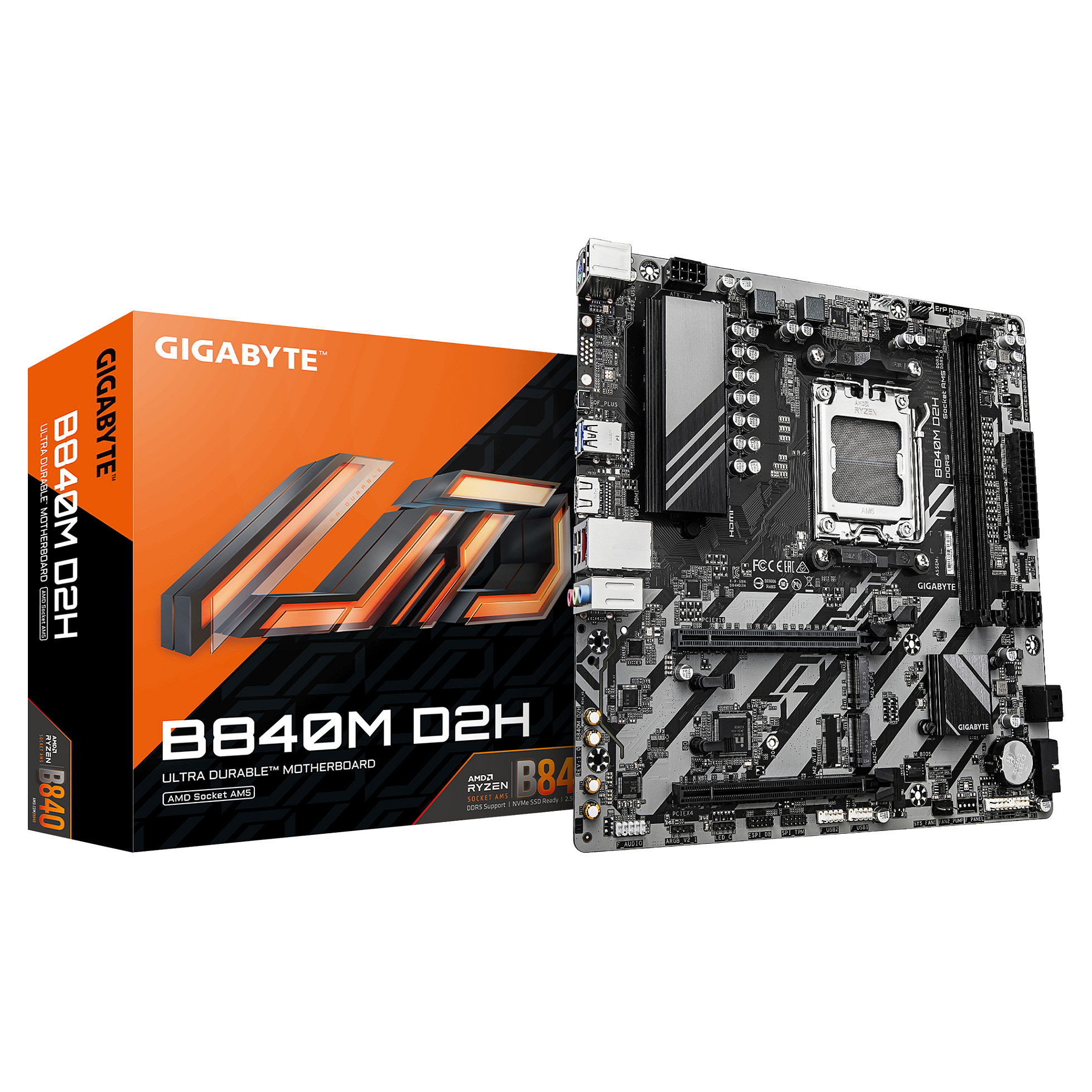 Gigabyte B840M D2H (B840.AM5.mATX.DDR5)