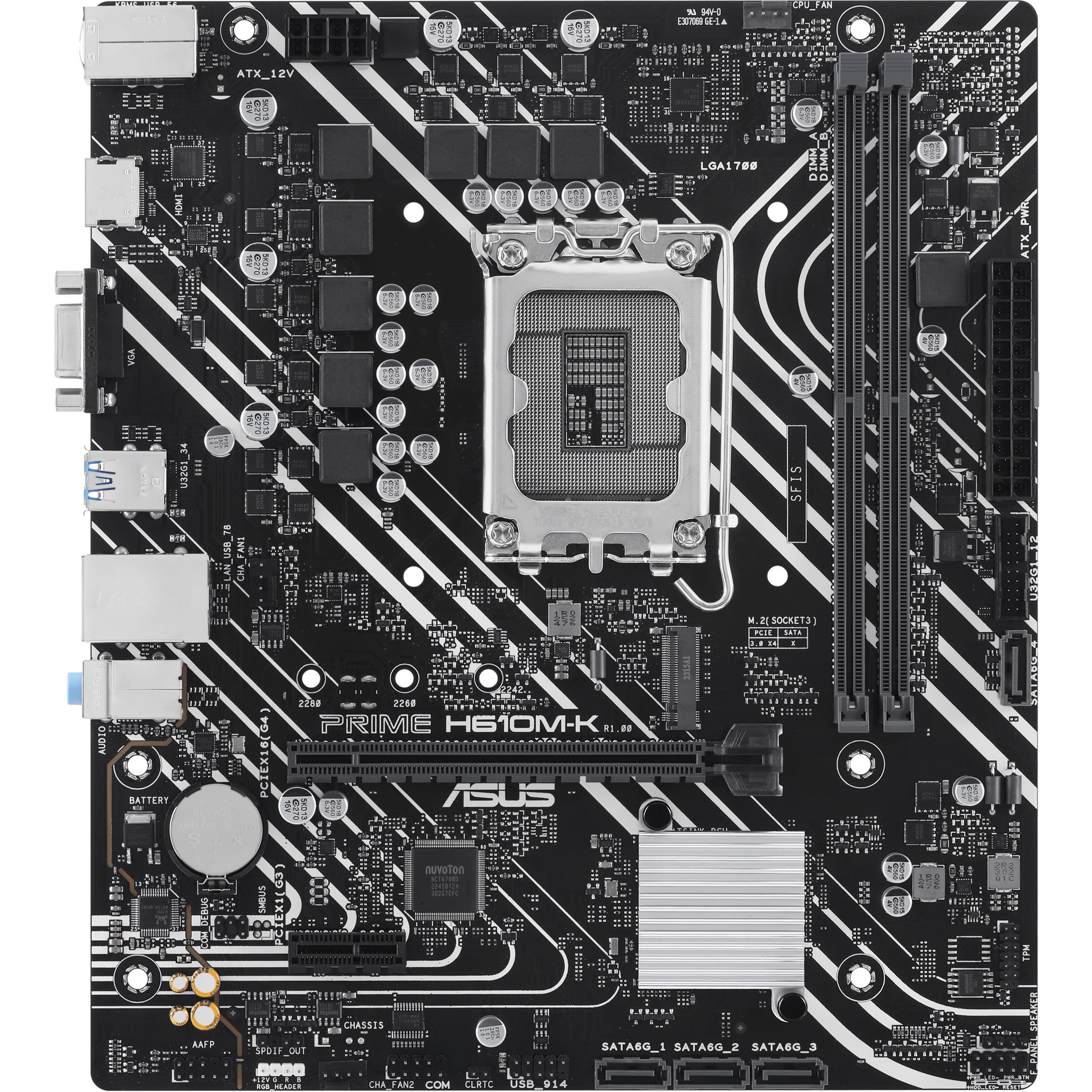 ASUS PRIME H610M-K (Intel.1700.DDR5.mATX) - 90MB1GA0-M0EAY0