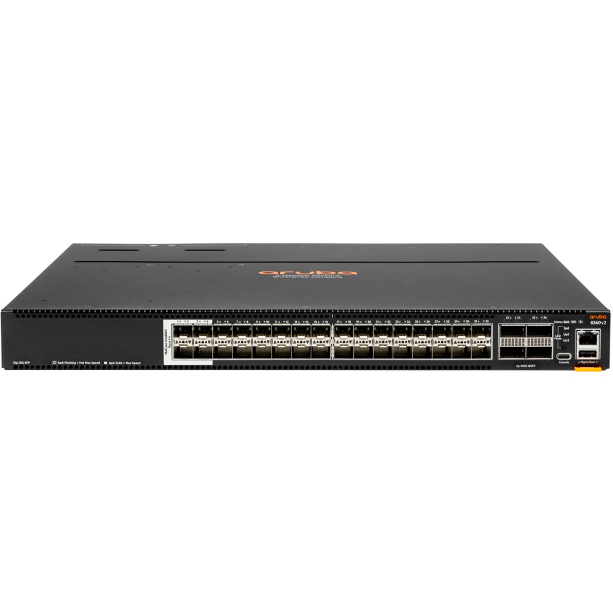 ARUBA 8360-32Y4C V2 BF 3F-STOCK Switching Hubs