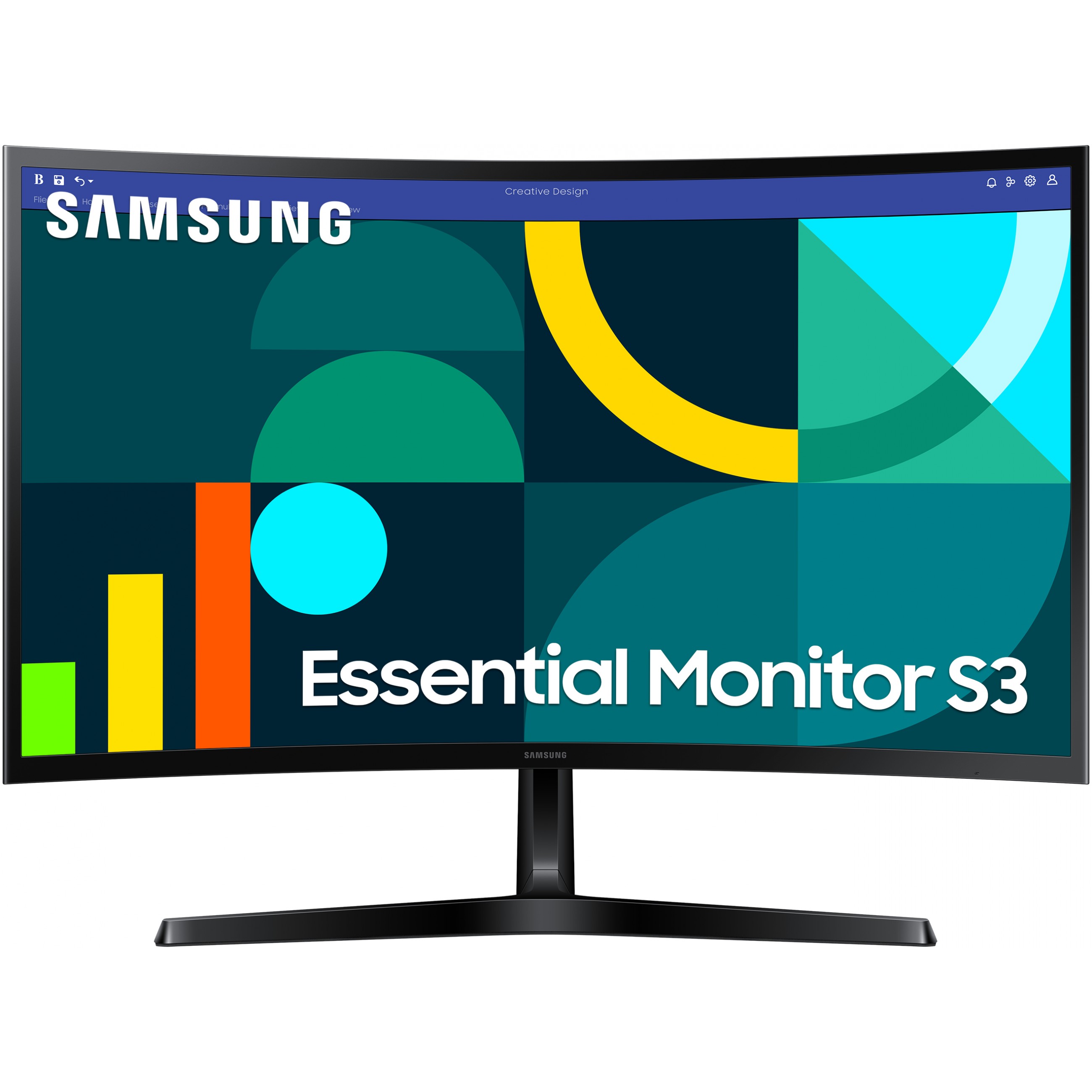 Samsung S36GD computer monitor, SAMSUNG LS27D366GAUXEN  (BILD1)