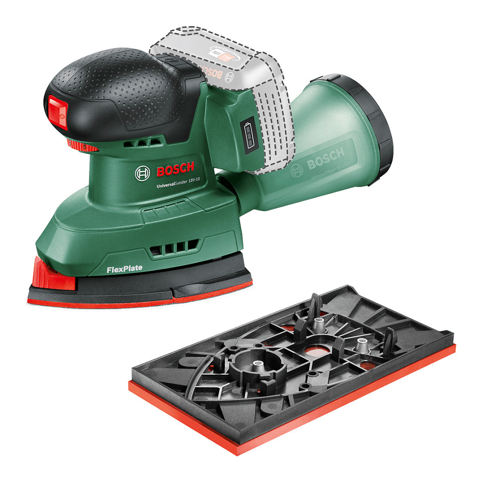 Bosch UniversalSander 18V-10 Werkzeuge