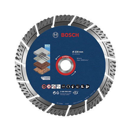 Bosch EXPERT Multi Material Diamant 230x22.23x2.4x15 Werkzeuge