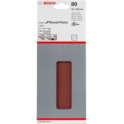 Bosch Schleifblatt C 430 Holz + Lack 93x186MM Krnung 60  (BILD2)