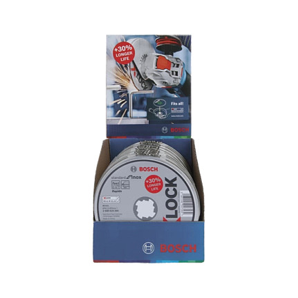 Bosch Accessories 2608619266 Trennscheiben-Set 115 mm 10 St. Metall, Edelstahl