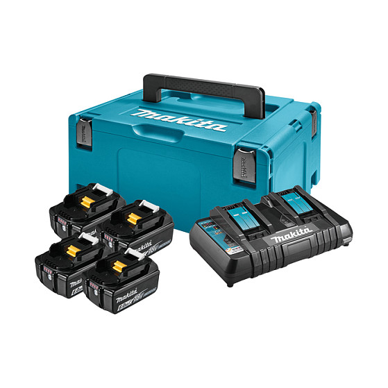 PowerSourceKit Werkzeugakku 4 x 60 Ah DC18RD 198091-4 Akkuset