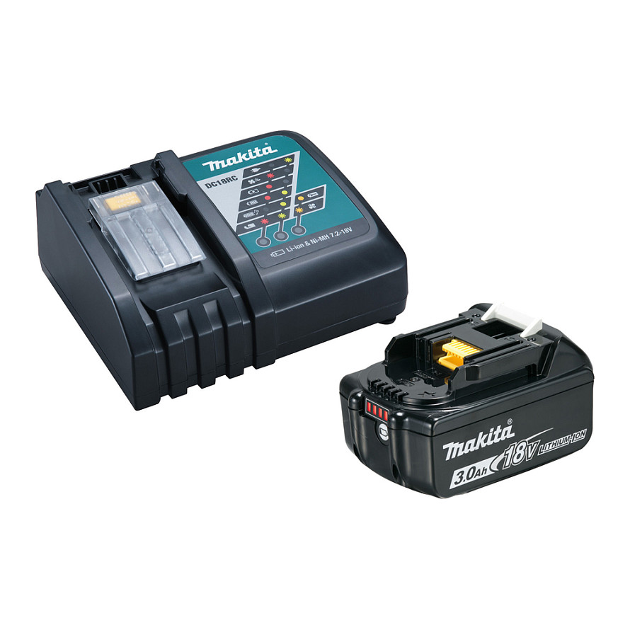 Makita Energy Kit 191A24-4 BL1830B + DC18RC Werkzeuge