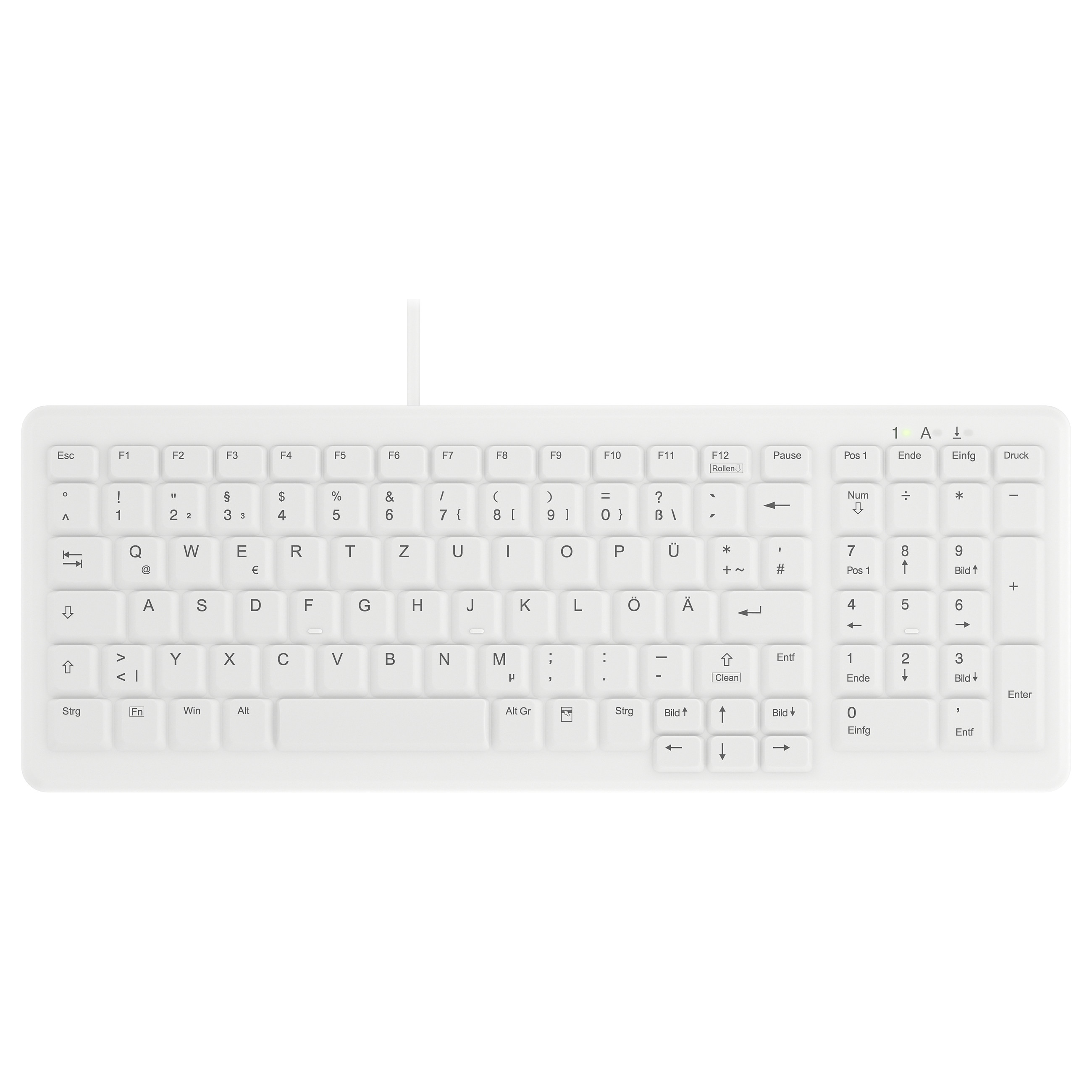 Cherry Active KEY MTA AK-C7000 Corded DE-Layout weiß