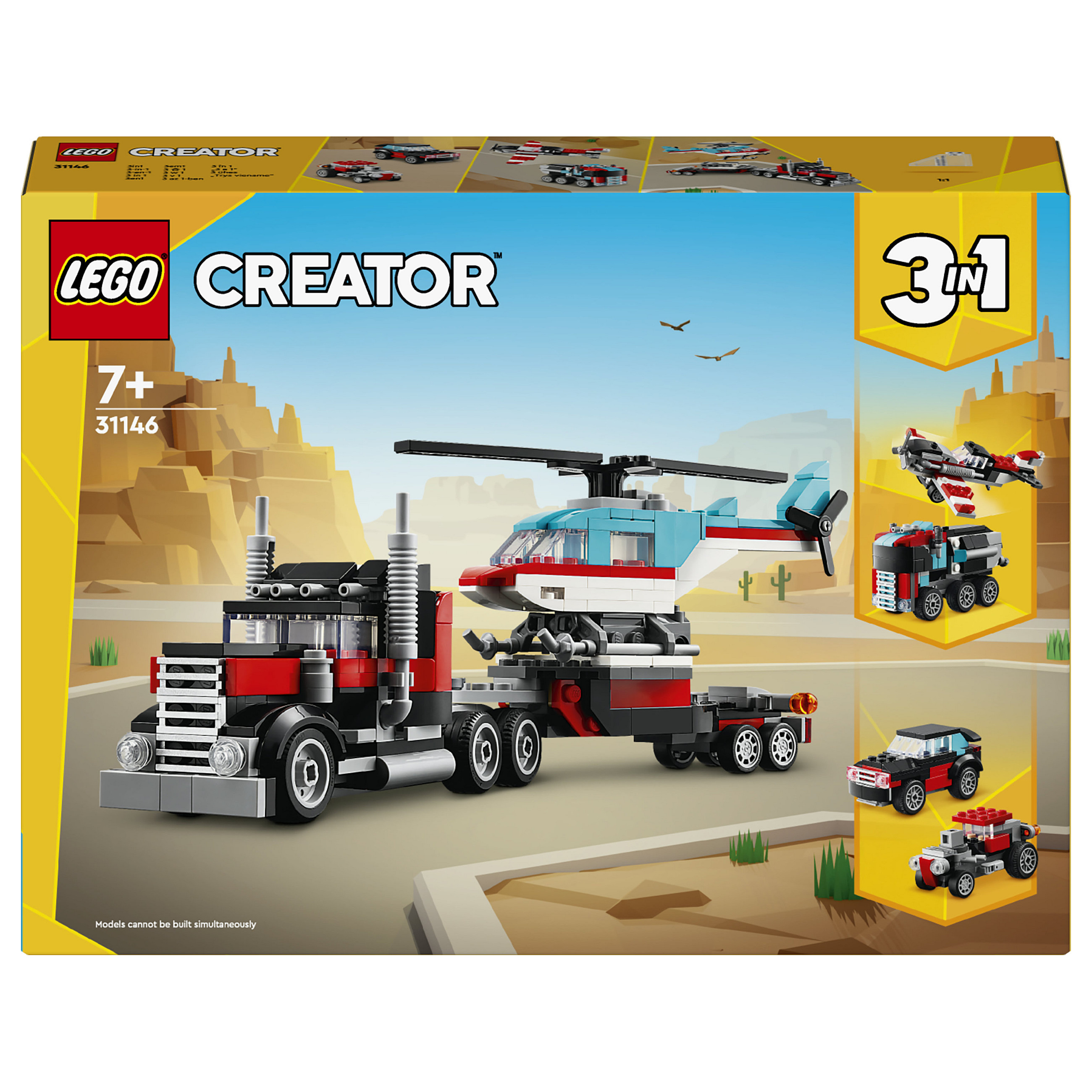 LEGO Creator Flatbed Truck with Helicopter Spielwaren