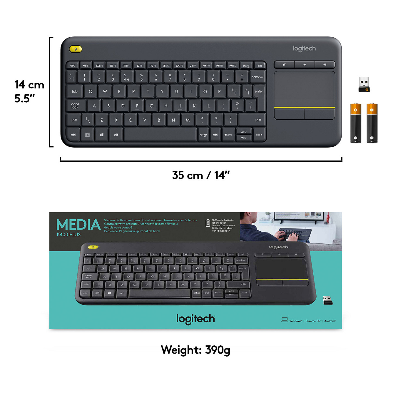 Logitech 920-007133 keyboard