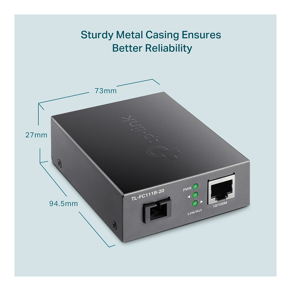 TP-Link Omada Nek FC111B-20 Fiber Converter