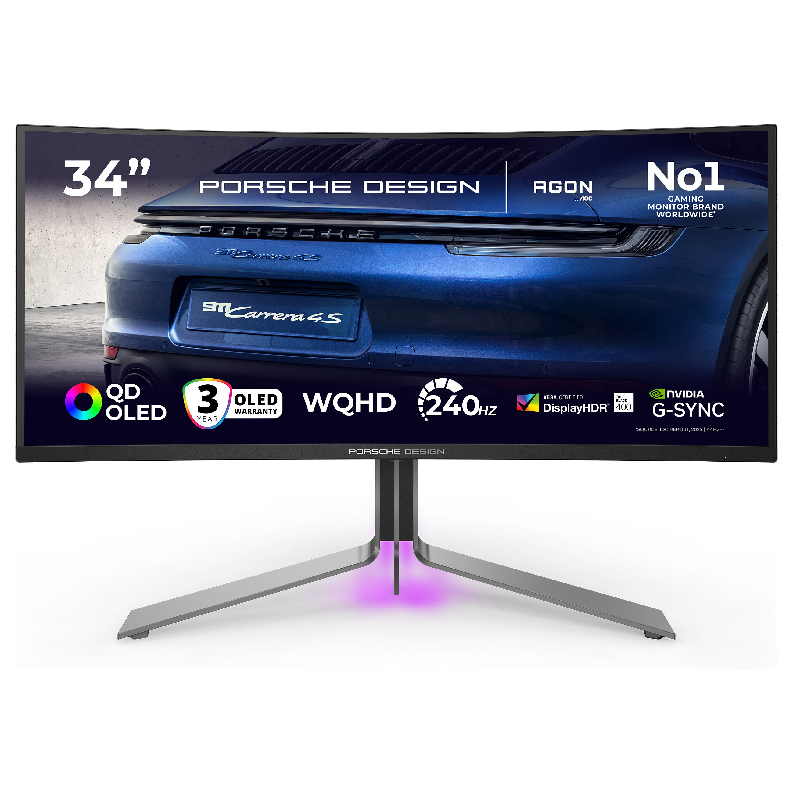 AOC Porsche PD34 computer monitor