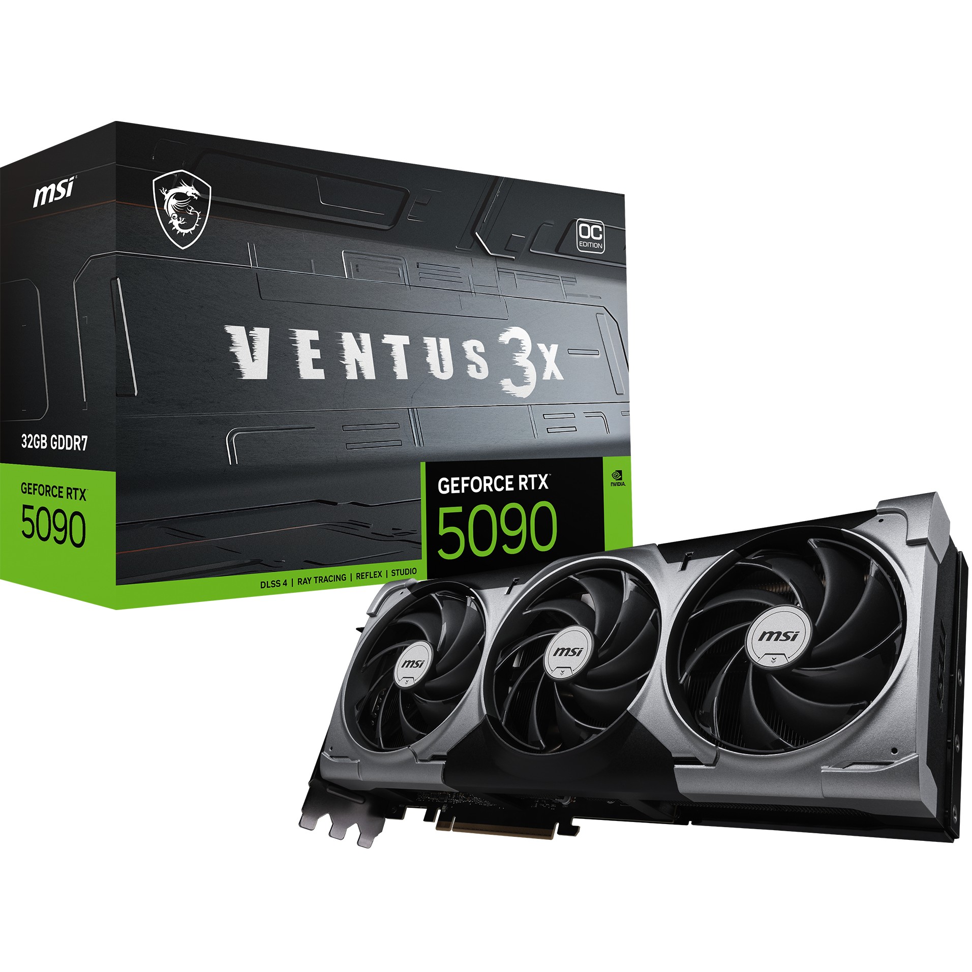 MSI RTX5090 Ventus 3X OC 32GB GDDR7 HDMI 3xDP - V530-060R