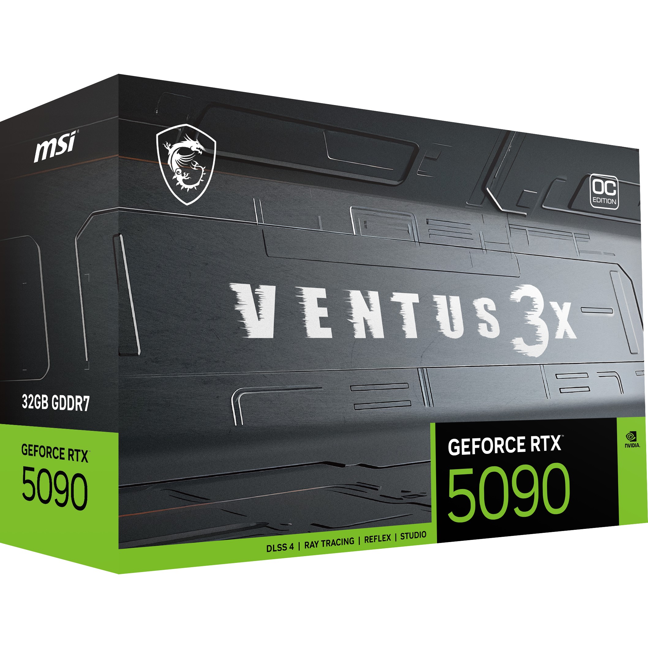 MSI RTX5090 Ventus 3X OC 32GB GDDR7 HDMI 3xDP, MSI  (BILD2)