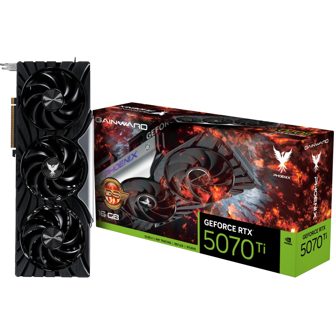 Gainward RTX5070Ti Phoenix GS V1 16GB GDDR7 HDMI 3xDP,  (BILD3)