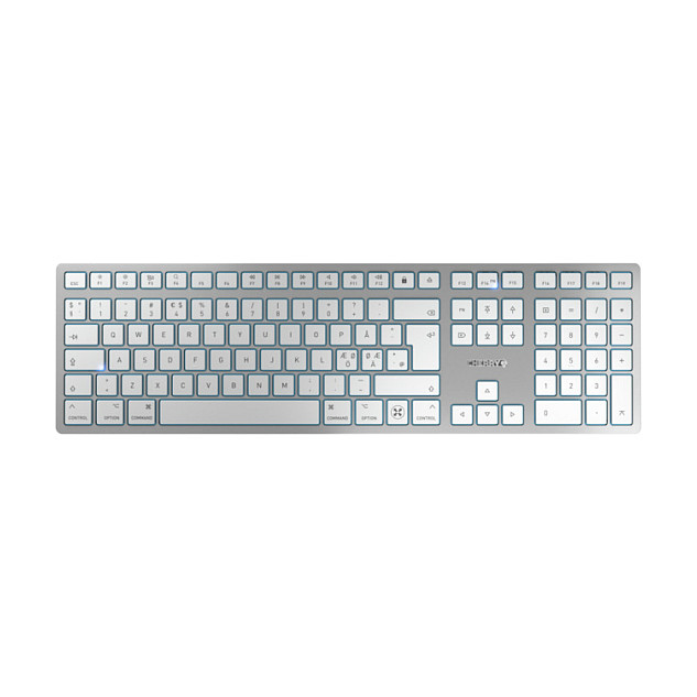 Article image: CHERRY KW 9100 SLIM FOR MAC Wireless GB-Layout silver/w