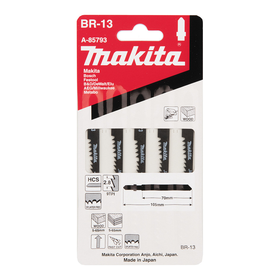 Makita A-85793 Stichsägeblatt BR-13