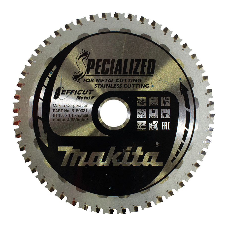 Makita EFFICUT Sägeblatt 150x20x48Z Werkzeuge