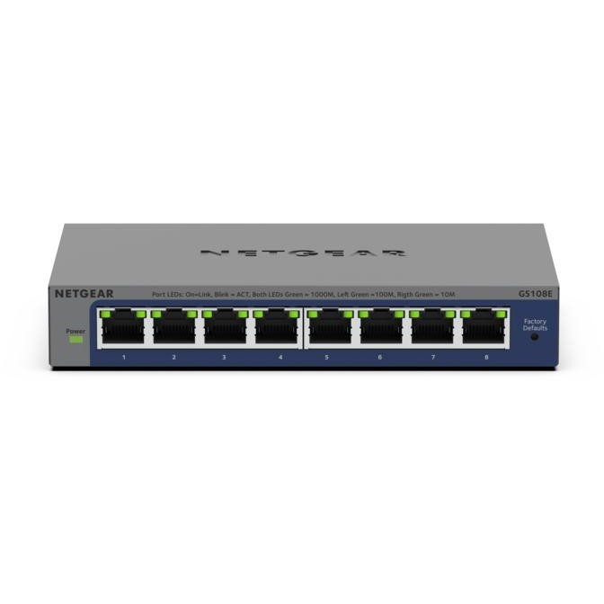 NETGEAR GS108Ev4, NETGEAR GS108E-400EUS  (BILD3)