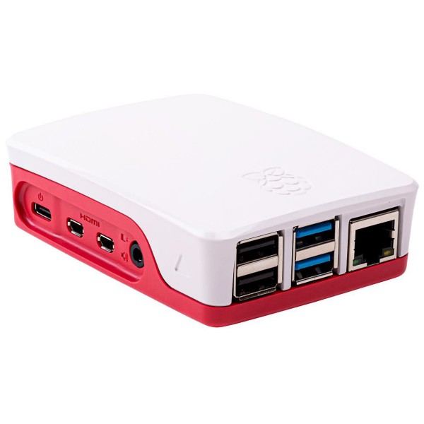 Gehäuse Original für 4B Himbeer/weiß Internet of Things (IoT)