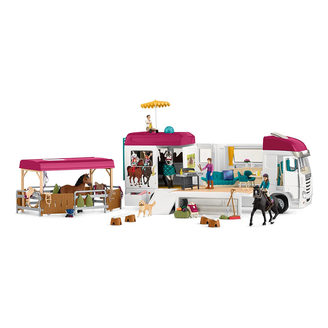 Schleich Horse Club 42619 Pferdetransporter Spielwaren