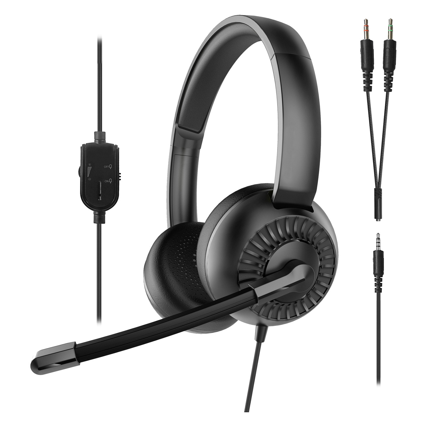 SpeedLink METIS On Ear Headset kabelgebunden Stereo Schwarz Headset, Lautstärkeregelung, Mikrofon-S