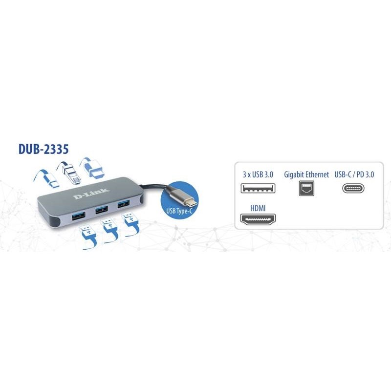 D-Link DUB-2335 laptop dock/port replicator, D-Link DUB-2335 (BILD3)