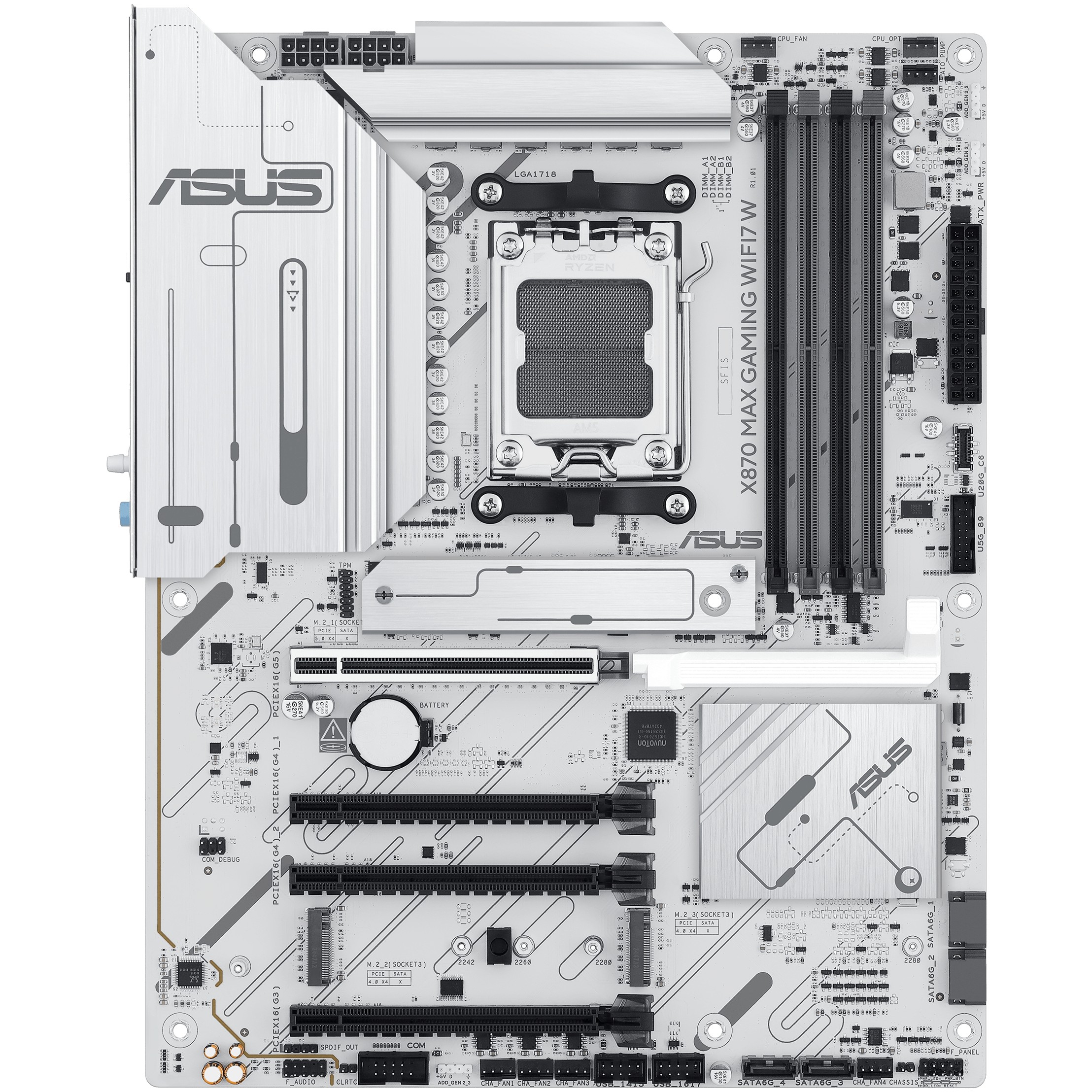 ASUS X870 MAX GAMING WIFI7 W - 90MB1LZ0-M0EAY0