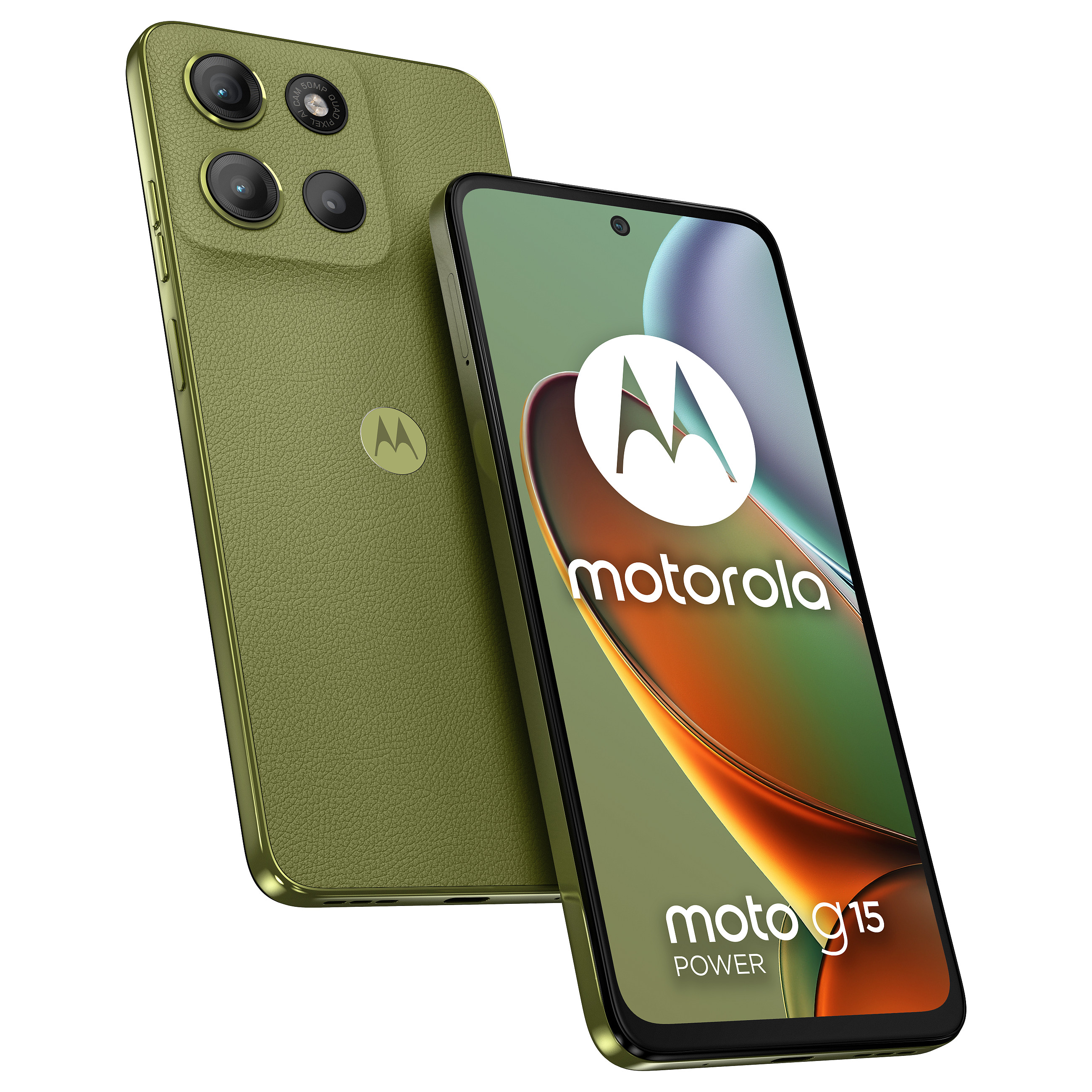 Motorola Moto G15 Power 4G Dual Sim 8GB RAM 256GB - Iguana Green""