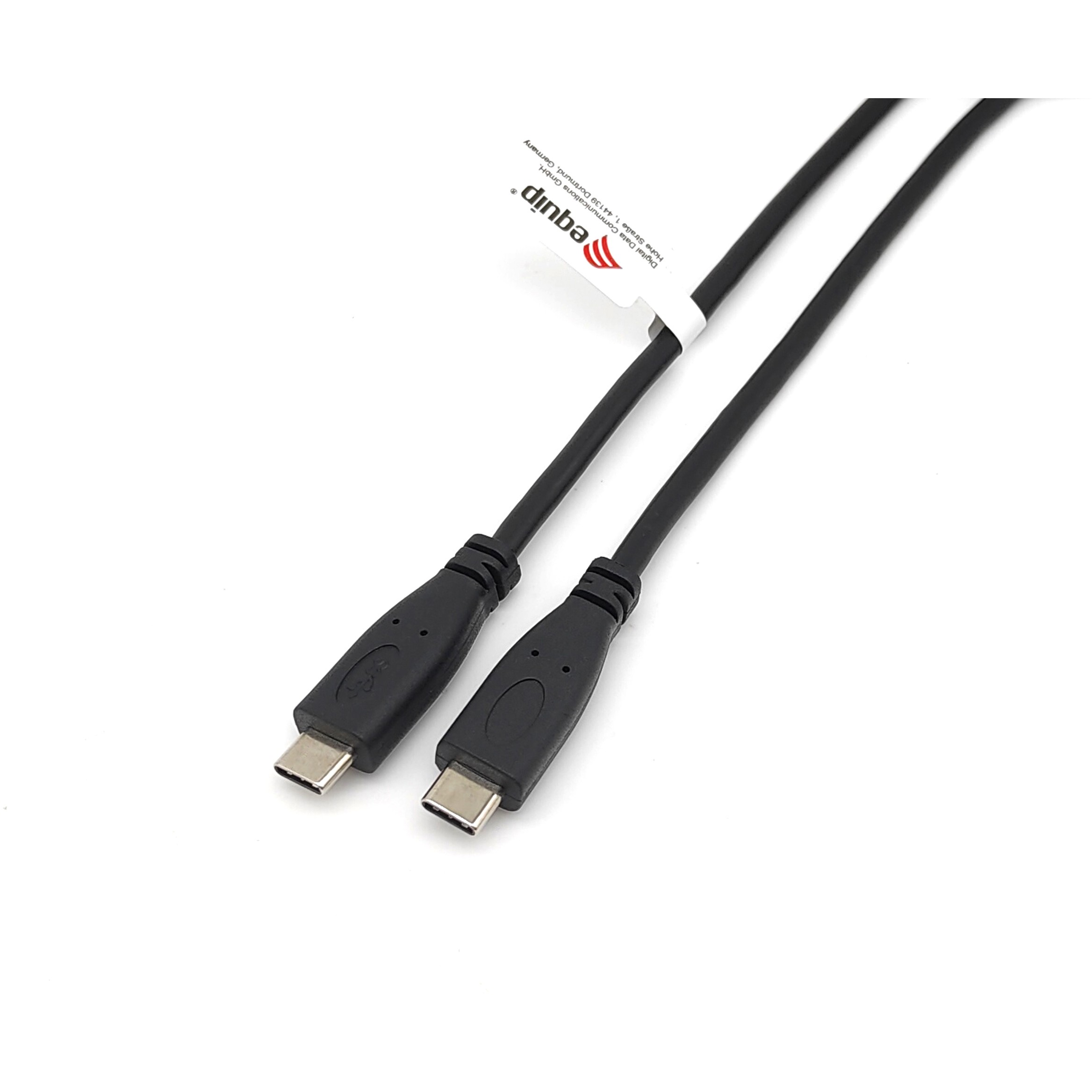 Equip Kabel USB-C 2.0 -> C St/St 2.00m 3A 480Mbps sw, 128887 (BILD2)