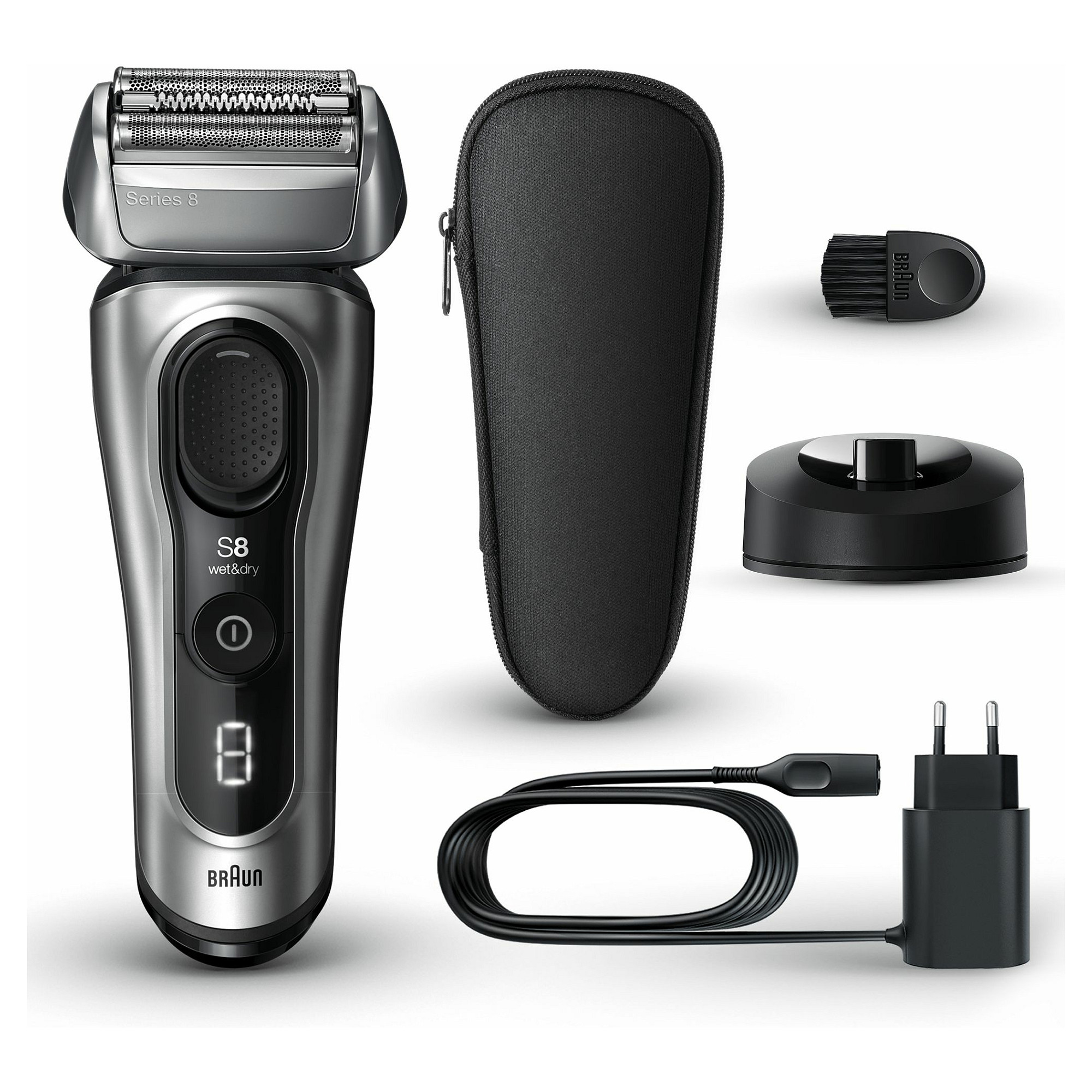 Braun Series 8 8517s wet&dry Galvano Silver