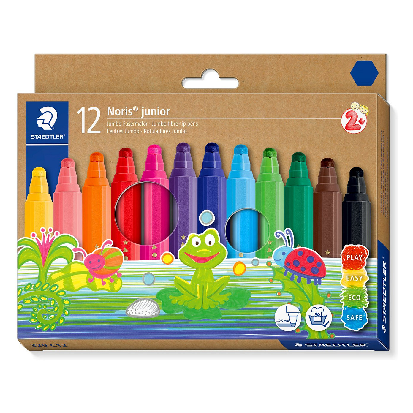STAEDTLER Filzstifte Noris® junior 329 Mehrfarbig Büro-Ausstattung
