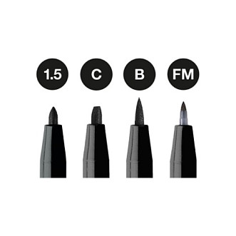 FABER-CASTELL Tuschestift Pitt Artist Pen Farbe 199 4x
