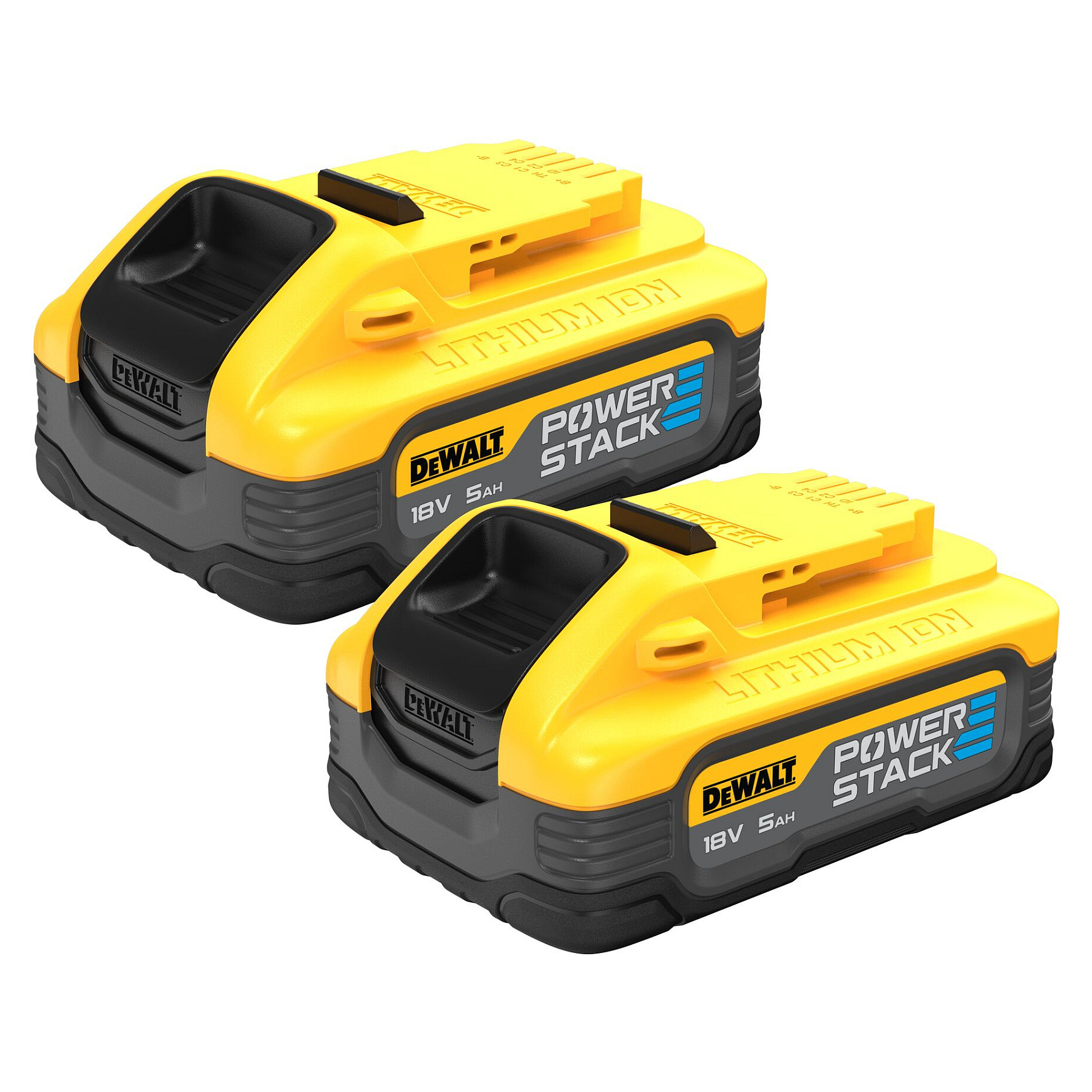 DEWALT Powerstack Akku. 18V / 5.0Ah. 2er Set