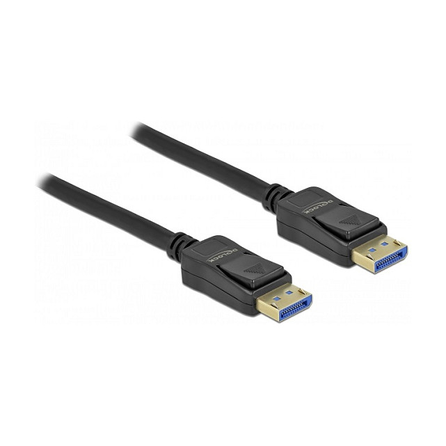 DELOCK DisplayPort 2.0 Kabel 10K 60Hz 54Gbps Kunststoffgehuse 3m