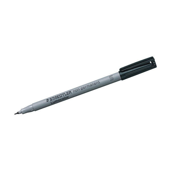 STAEDTLER Folienstift Lumocolor non-perm S schwarz 10 Stück