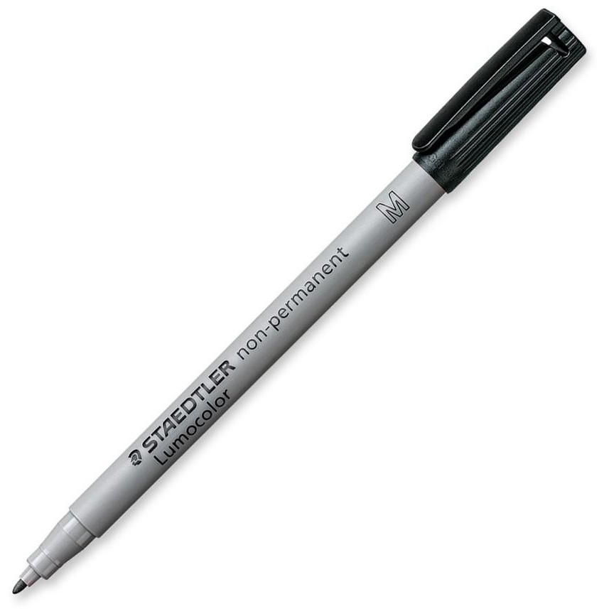 STAEDTLER Folienstift Lumocolor non-perm M noir 10 Stück