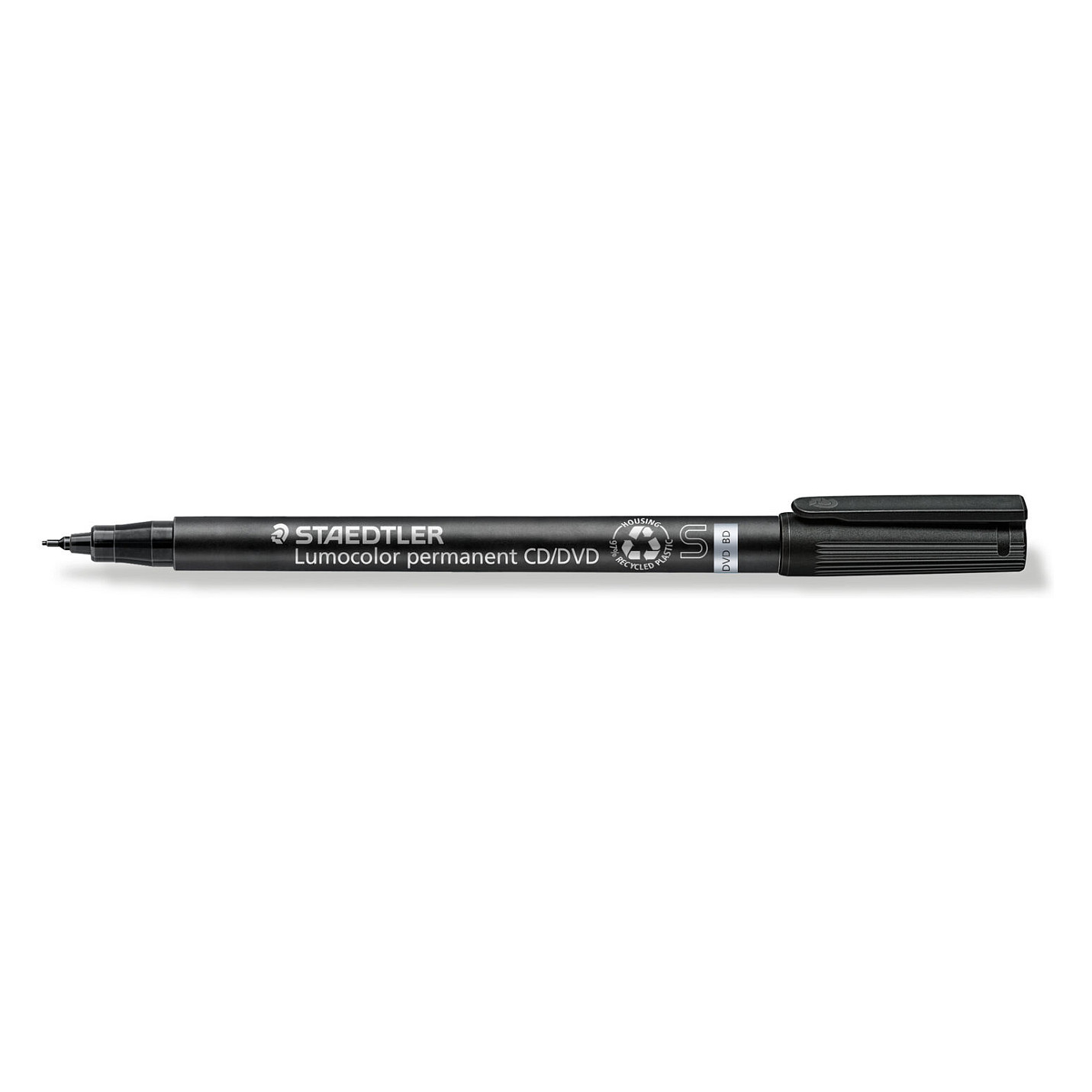 STAEDTLER Marker Lumocolor CD/DVD schwarz 10 Stück Büro-Ausstattung