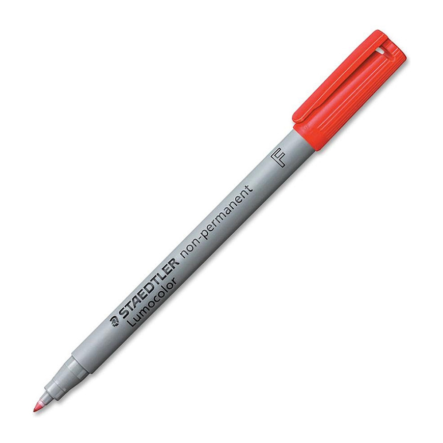 STAEDTLER Lumocolor Folienstifte 0.6 mm Rot